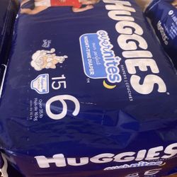 Huggies Overnight Diapers 42 Diapers Total Lot