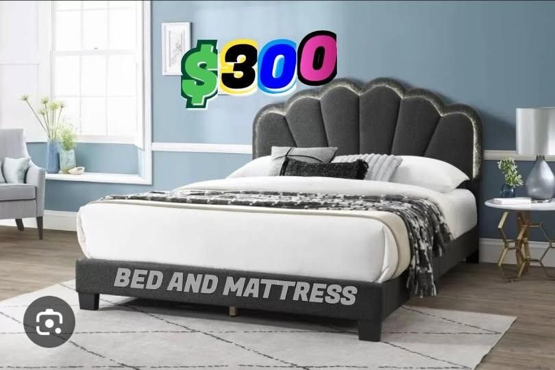Queen Size Bed And Mattress