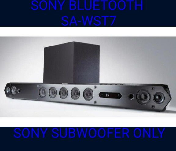 SONY BLUETOOTH DUAL 7" + 8" SUBWOOFER $25$