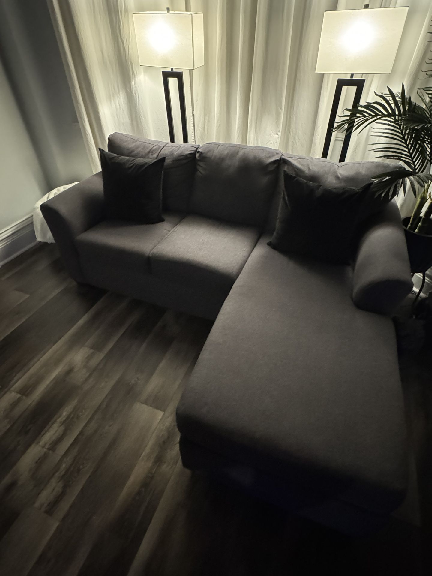 Gray sofa for sale