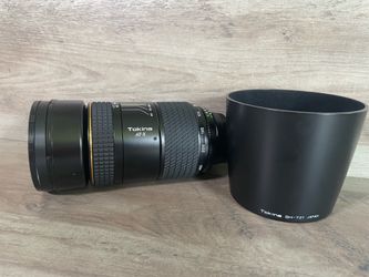 Tokina AT-X AF 80-400mm f/4.5-5.6 Lens with BH-721 Hood and Case