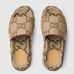 Authentic Gucci GG Supreme Slides – BRAND NEW