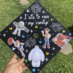 Customized Disney Graduation Cap Topper