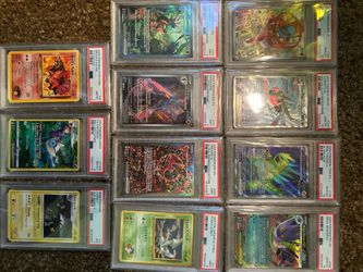 11 PSA graded Slabs Pokemon