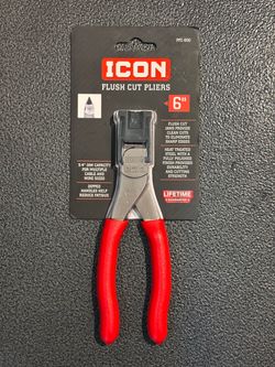 Icon 6” flush cut pliers