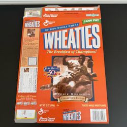 Wheaties Jackie Robinson 50th Anniversary Collector's Edition Box 1997