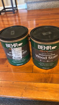 Deck  wood solid stain