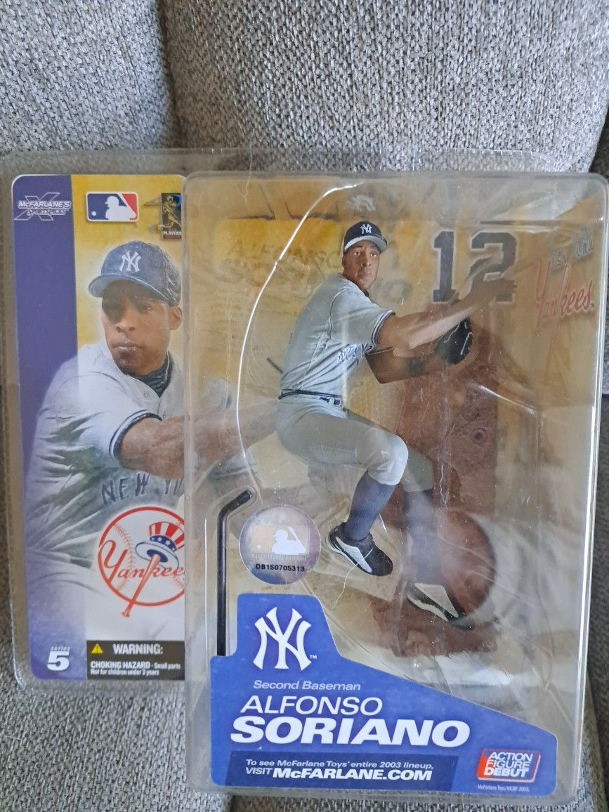 ALFONSO SORIANO New York Yankees McFarlane Sportspick MLB Series 5 Action Figure