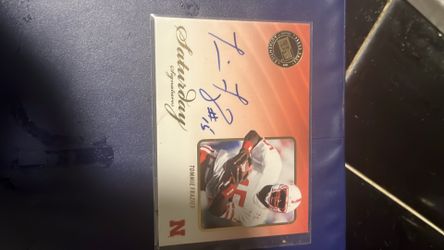 Tommie Frazier auto card