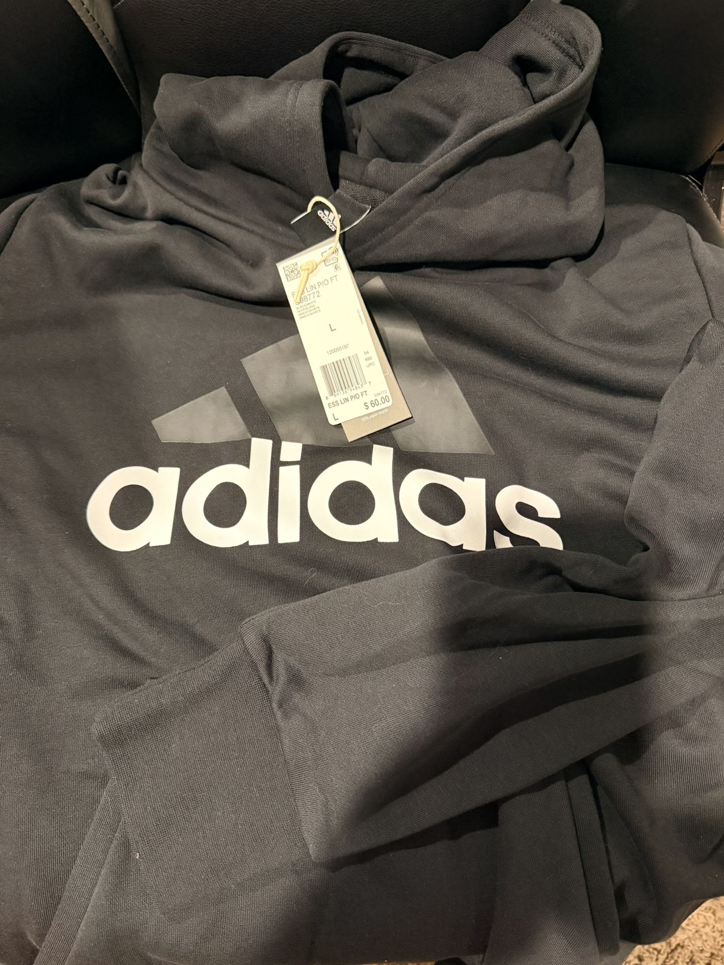 Mens Size Large Adidas Hoodie Brand New With Tags