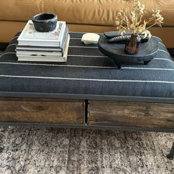 Two Drawer Coffee Table/Ottoman