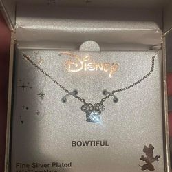 Disney Bow Necklace, Minnie Mouse