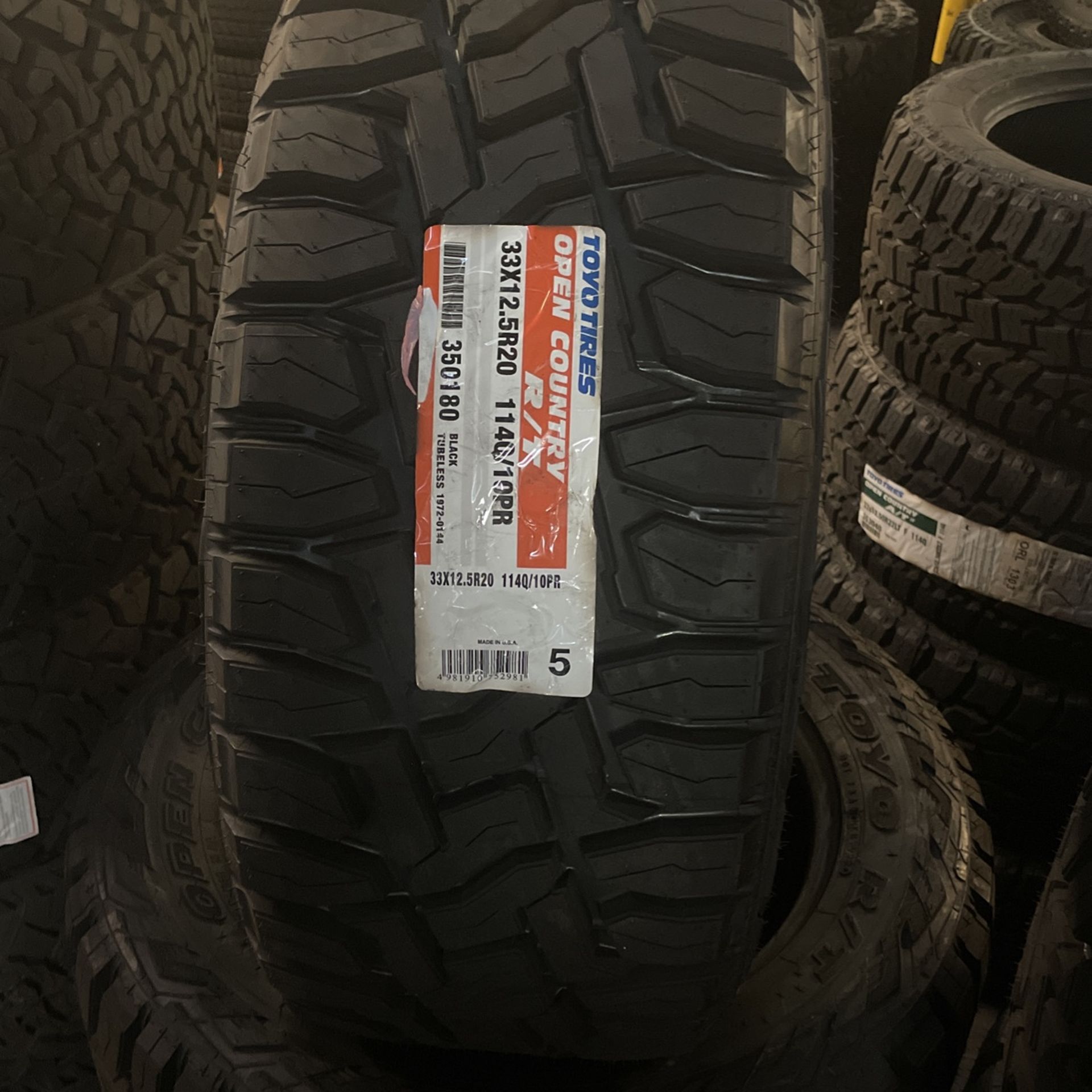 33x12.50R20 Toyo Tires