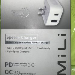 Fast Charger Type-C Wall Charger 18W