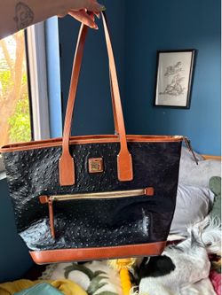 DOONEY & BOURKE OSTRICH TOTE NWT