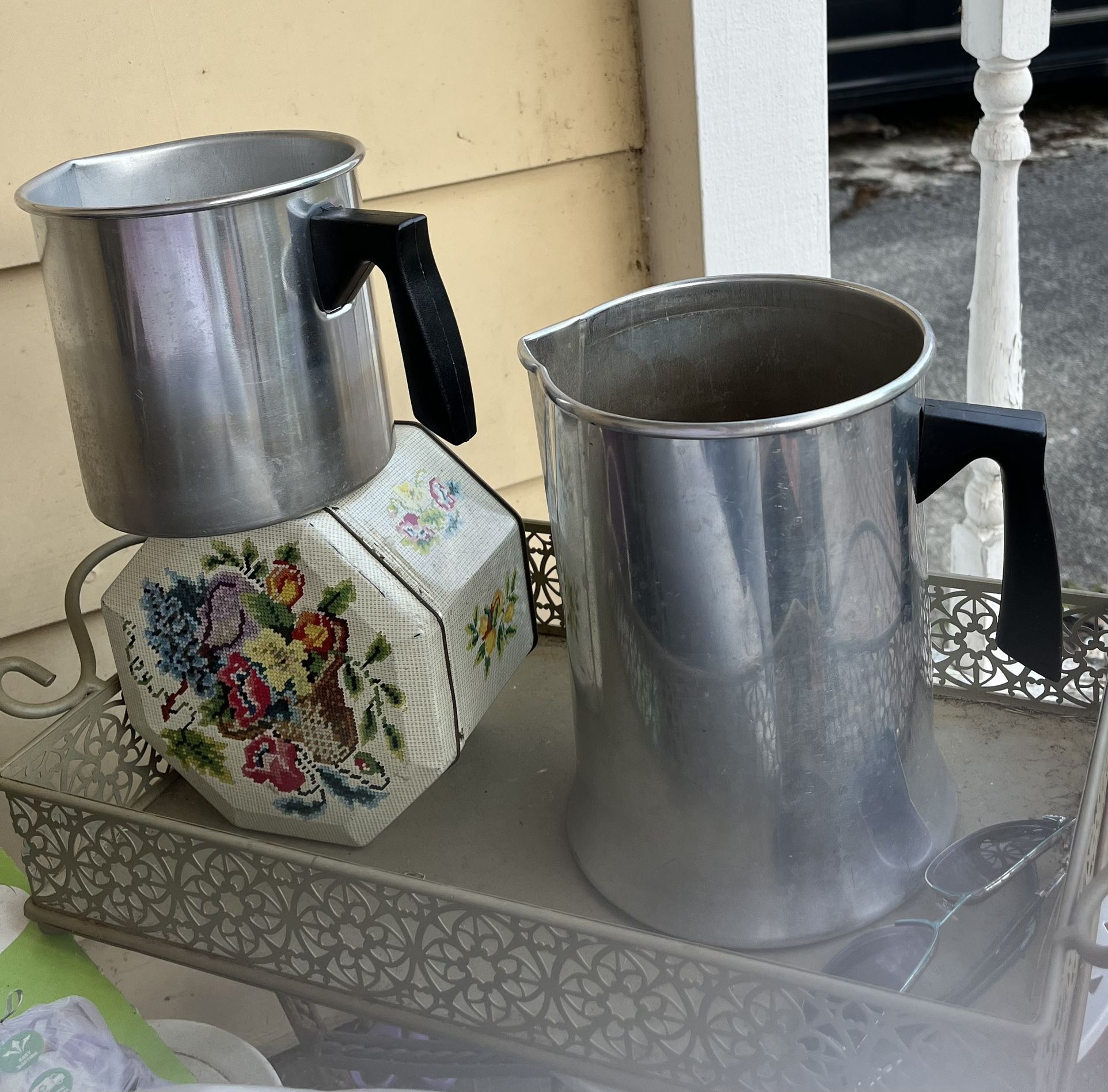 2 Candle Making Melt & Pour Pot Pitchers Craft DIY