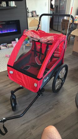 2-1 running/ bike trailer