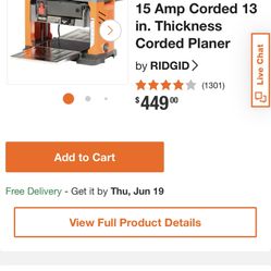 Wood planer