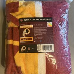 (NEW) NFL WASHINGTON RED SKINS BLANKET 