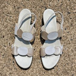 White Munro Dressy Sandals