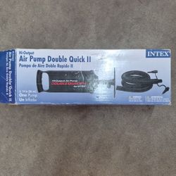 Intex Double Quick II Inflatable Pool Hand Pump Tube Summer Play Pool Toys 14"