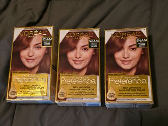 3 Boxes NEW SEALED PREFERENCE LOREAL 5 1/2 AM