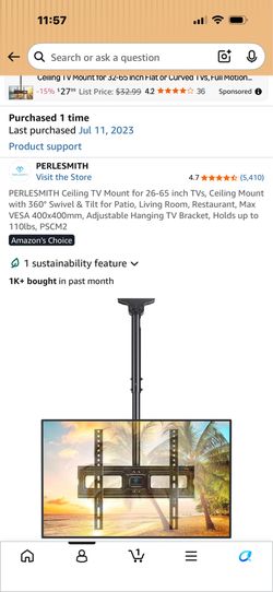 Ceiling Tv mount
