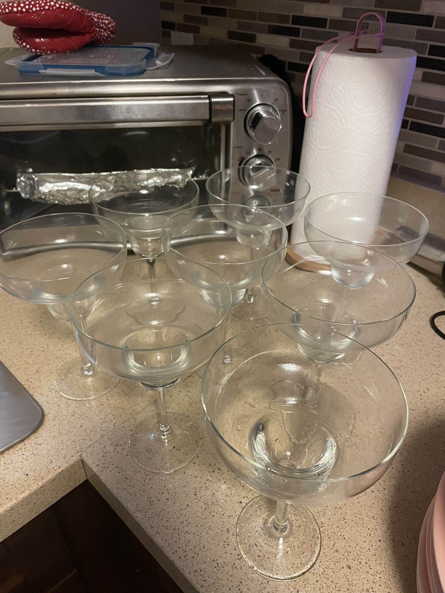 Set of 8 Margarita glasses