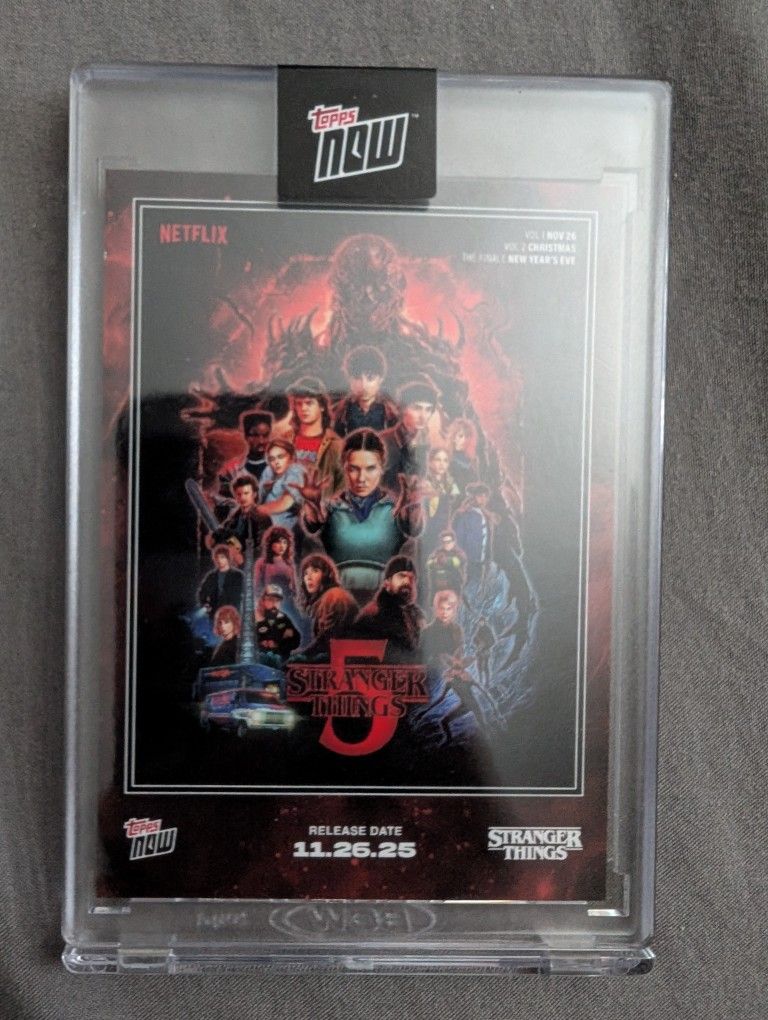 Stranger Things Topps Card