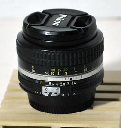 NIKON NIKKOR AI 50mm f/1.4 LENS #(contact info removed)