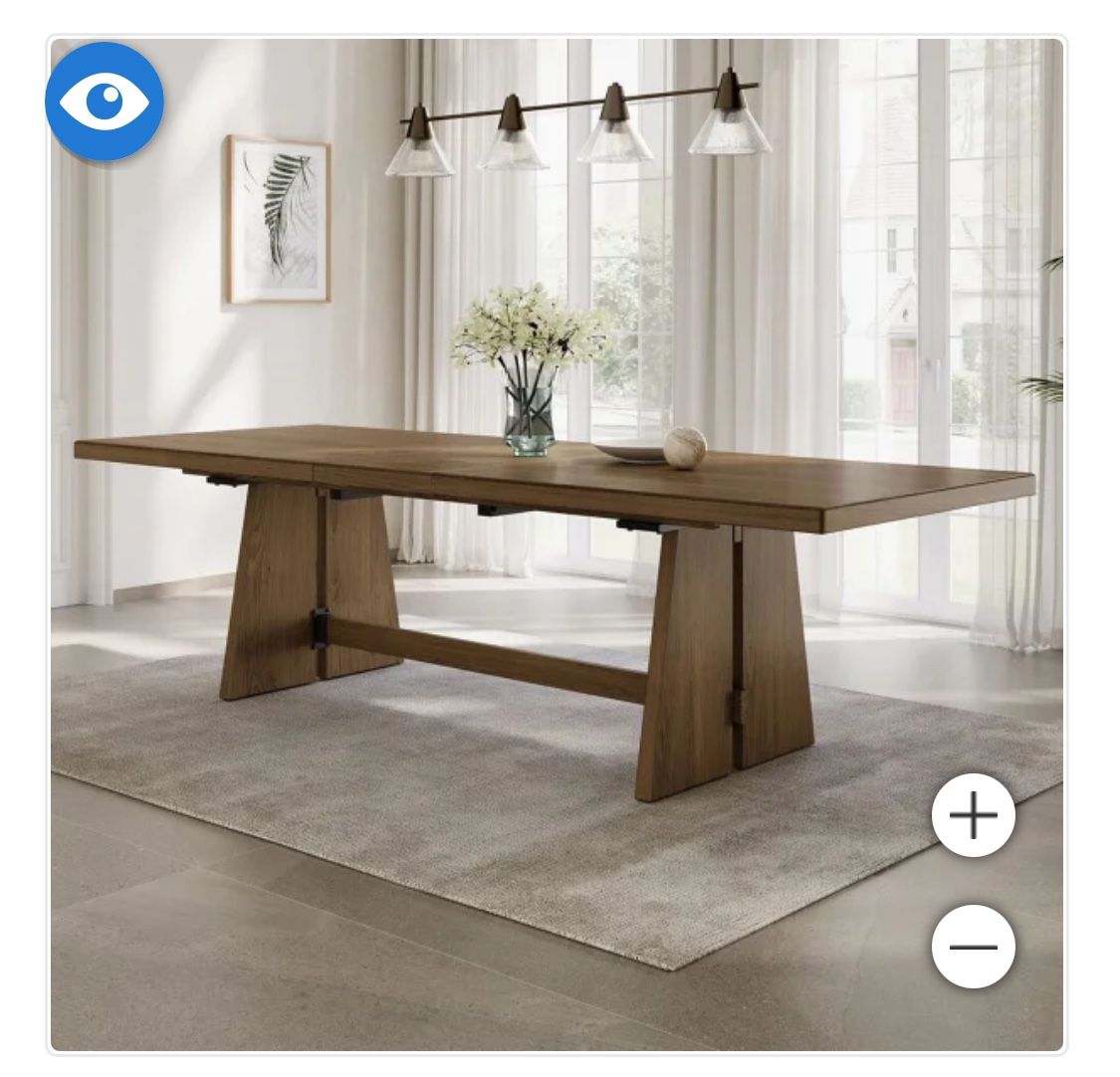 Thomasville Kayde 92-110" Wood Dining Table