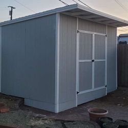 8x10x8 Shed With Overhang 