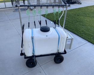 Cramer Powerflo 50 Gallon Hydration Station System Water Cow Team H2O Cart Sideline Wagon