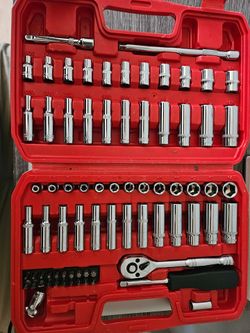 Yiyi Tools 74 PCS 1/4" Drive Socket Set