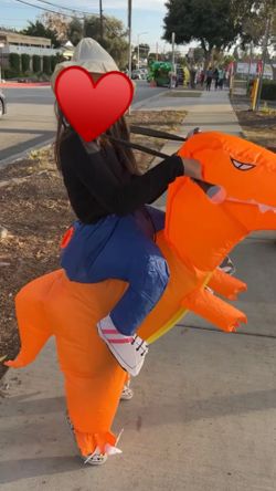 Kids Inflatable Dinosaur Explorer Costume