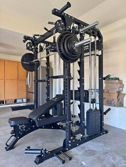 SMITH MACHINE SQUAT RACK HOME GYM PACKAGE - FREE DELIVERY