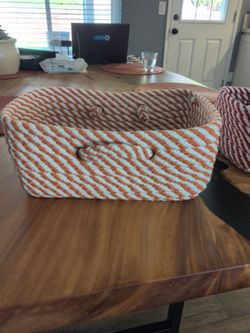 Woven Rope Storage Baskets (2)
