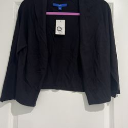Women's Open Front Cropped Cardigan