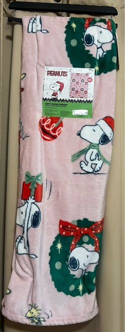 Snoopy Christmas blanket