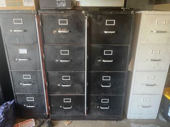 4-Drawer Metal Filing Cabinets 50 $ each