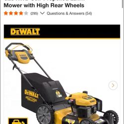 Dewalt 21 in. 150cc Briggs and Stratton 625ex Engine Rear Wheel Drive 2-in-1 Gas Self Propelled Walk Behind Lawn Mower