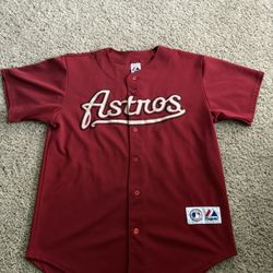 Houston Astros Brick Red Vintage Jersey Men’s Large