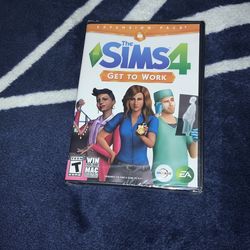 The Sims 4 Get To Work pc game new sealed expansion pack  new sealed