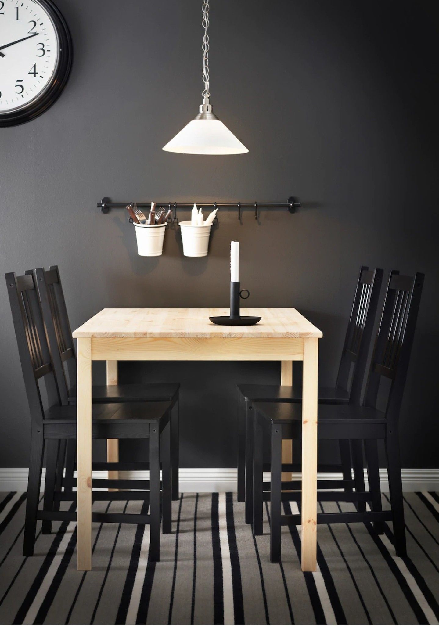 FAIRLY NEW 17316 Ikea INGO Table including the matching 4pc. 22709 IVAR Chairs. OBO.