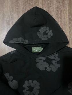 Denim Tears Black Floral Hoodie