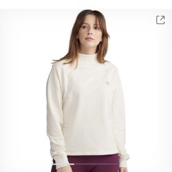 CHAMPION POWERBLEND FLEECE MOCK NECK, EMBROIDERED LOGO