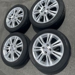 4 — 185/55r16 4x100 4x3.94 Stock Honda Fit Sport Civic Scion Xa Xb Ia Echo Miata Wheels Rims Tires!