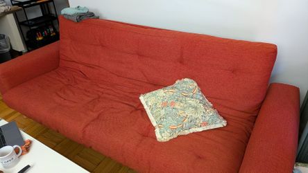 Innovation Living Mimer sofa bed — burnt sienna