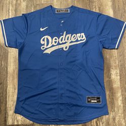 Jackie Robinson (all Sizes In Description) Blue Los Ángeles/Brooklyn Dodgers Baseball Jersey
