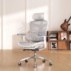SIHOO C300 Ergonomic Office Chair – Adjustable Lumbar Support, Mesh Desk Chair with Headrest & Armrests, Comfortable for Home Office & Gaming